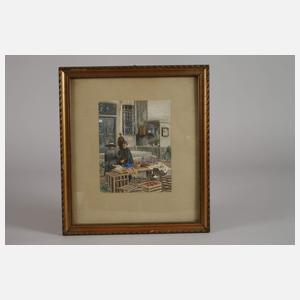 Walter Jost, »Vor der Rathaustreppe in Düsseldorf«