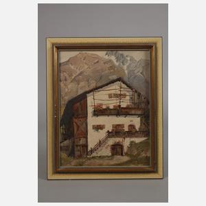 Oskar von Kleiner, Alpines Bauernhaus