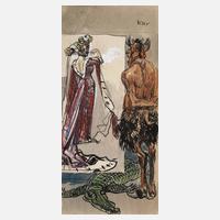 Heinrich Kley, Faun und Edelfrau111