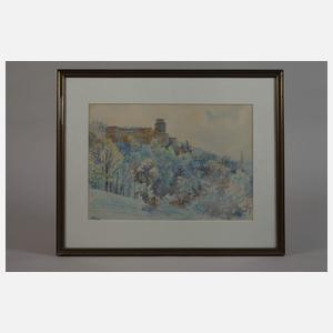 Fritz Neuenhahn, Heidelberger Schloss im Frühling