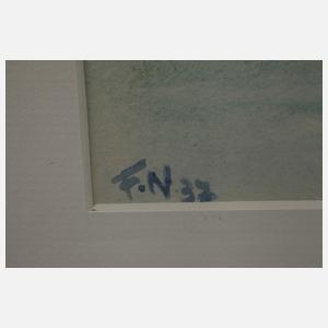 Fritz Neuenhahn, Heidelberger Schloss im Frühling