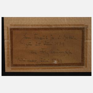 Fritz Neuenhahn, Heidelberger Schloss im Frühling