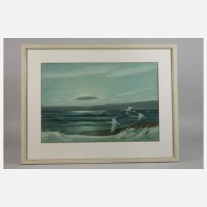 Karl Ewald Olszewsky, Winterabend am Meer