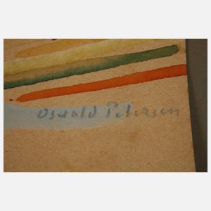 Oswald Petersen, Sommertag am Hafen