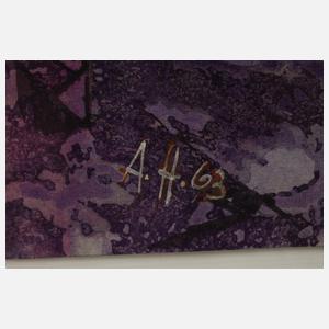 Albert Hahn, Abstraktion