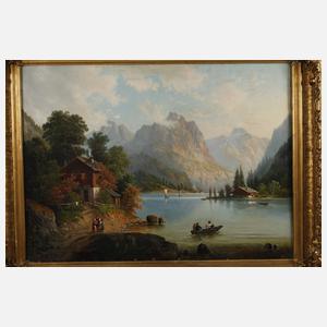 Max Gläser, attr., "Am Traunsee"