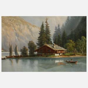 Max Gläser, attr., "Am Traunsee"