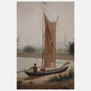 Franz Trautsch, Gohlis an der Elbe bei Dresden