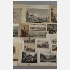 Konvolut Leipzigansichten