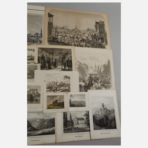 Konvolut Leipzigansichten