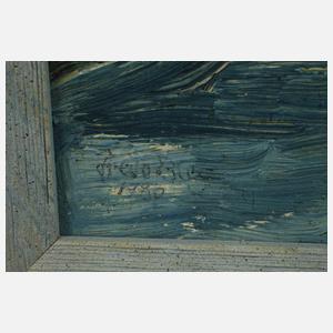 Fredo Bley, Landstraße mit Bäumen