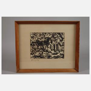 Fredo Bley, "Weg zwischen Feldern"