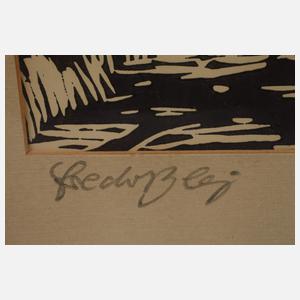 Fredo Bley, "Weg zwischen Feldern"