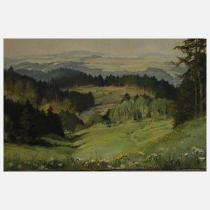 Kurt Geipel, Blick von der "Warth" in Jößnitz