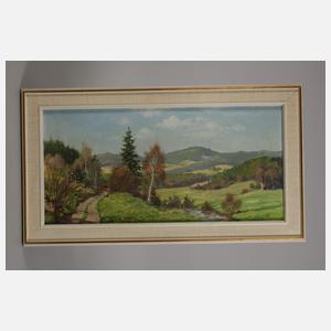 Siegfried Henze, Vogtländische Frühlingslandschaft