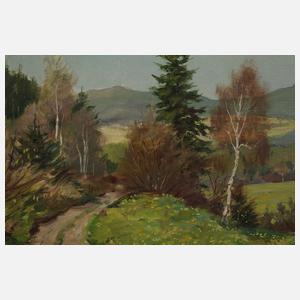 Siegfried Henze, Vogtländische Frühlingslandschaft