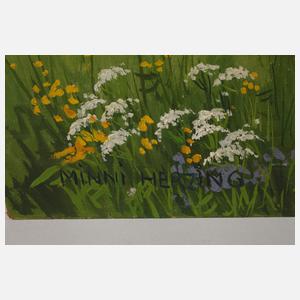 Minni Herzing, "Sommerlandschaft im Hochgebirge"