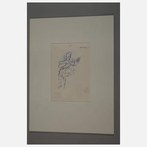 Werner Tübke, Skizze zum "Musikclown"