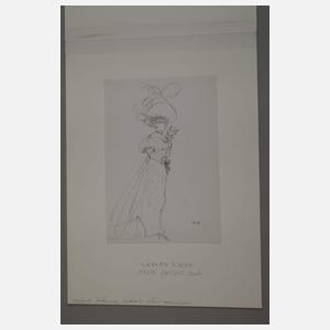 Werner Tübke, Elegante Dame