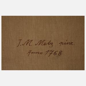 Johann Martin Metz, Spätbarockes Blumenstillleben