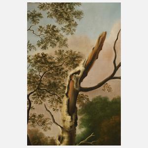 Herbstliche Landstraße nach Jan Wijnants