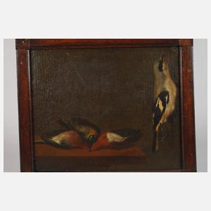 Stillleben mit erlegten Singvögeln, klassizistisch