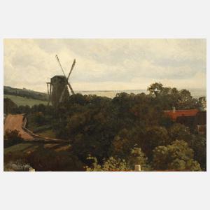 Heinrich Deiters, Sommerliche Dorflandschaft