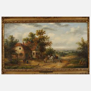 E. Masters, Reiter vor der Schänke