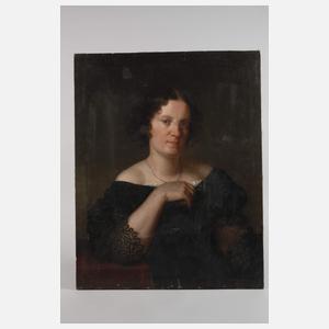 Ernst Christian Moser, Biedermeier-Damenportrait