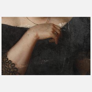 Ernst Christian Moser, Biedermeier-Damenportrait