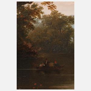 Arnold Schulten, Romantische Abendlandschaft