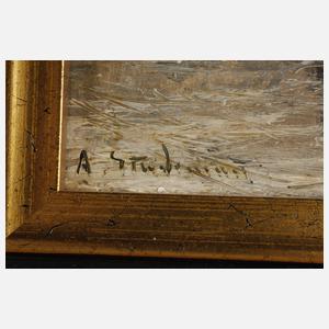 Adolf Stademann, "Kinder auf dem Eis"