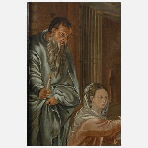 Weihnachtsszene mit Geburt Jesu