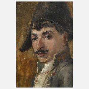 Junger Mann mit Zweispitz