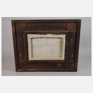 Paar wuchtige Goldstuckrahmen Historismus