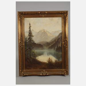 Hans Karl Baier, Landschaft am Bergsee