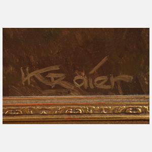 Hans Karl Baier, Landschaft am Bergsee