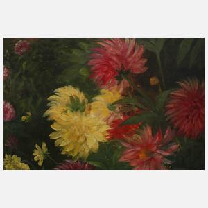 Franz Bleile, Sommerlicher Dahliengarten
