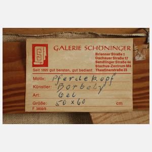 Michael Borbély, »Pferdekopf«