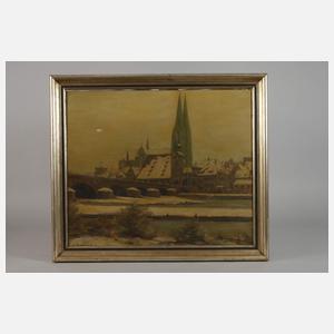 Burkhardt, Der winterliche Dom zu Regensburg