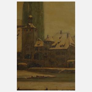 Burkhardt, Der winterliche Dom zu Regensburg