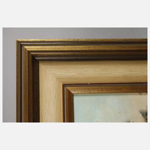 Paul Wilhelm Dahms, Hirsch im Herbstwald