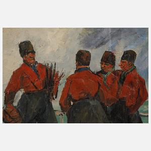 Charles Félix Gir, Fischer in Vollendam