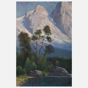 Elisabeth Grüttefien-Kiekebusch, Eibsee mit Zugspitze