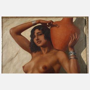 Marcel René Herrfeldt, Nackte Schönheit mit Krug