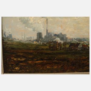 Hans Kortengräber, "Industrielandschaft am Ruhrgebiet"