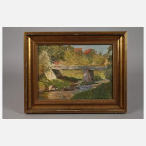 Louis Lejeune, Brücke am Bach