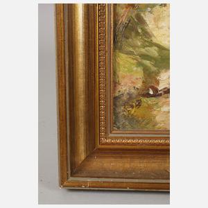 Louis Lejeune, Brücke am Bach