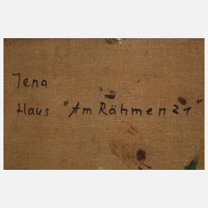 Rudolf Lemke, „Jena, Haus am Rähmen 21“