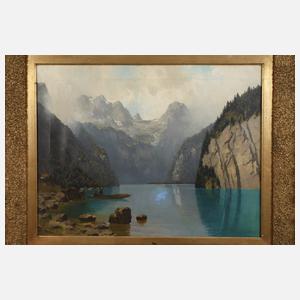 Curt Leopold, Ansicht Königssee vom Malerwinkel